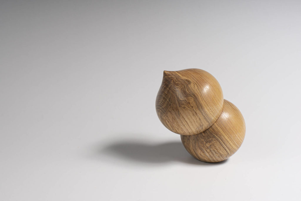 BD- boite sculpture - création en bois (frêne) tourné de Coralie Saramago